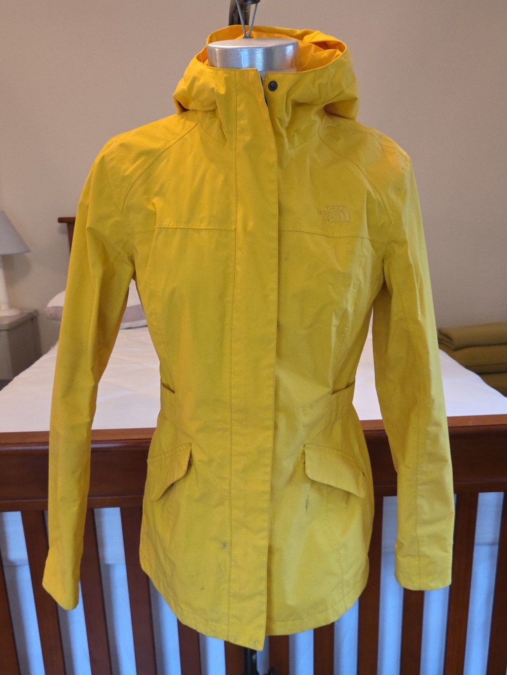 The North Face Women's Yellow Hooded Trench
